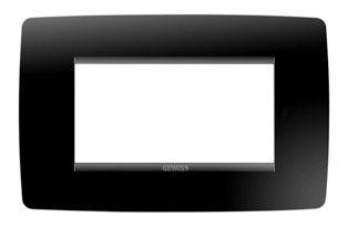 GEWISS GW16104TN Abdeckrahmen ONE 4M Tonerschwarz