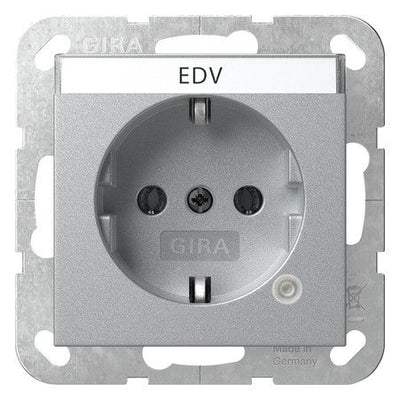 GIRA 445226 SCHUKO-Steckdose Kontroll+ BSF System 55 Farbe Alu