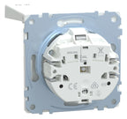 Mert MEG 2314-6035 SCHUKO-Steckdose m.Klappdeckel IP44 BRS StK Lotosweiß
