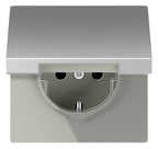 Jung AL1521KL SCHUKO Steckd.m.Klappd.