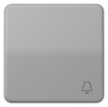 Jung CD590KGR Wippe Symbol Klingel grau