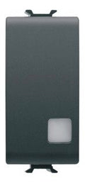 GEWISS GW12053 Wechselschalter m.Symbol- fenster beleuchtb. 1M 1P 16AX Schwarz