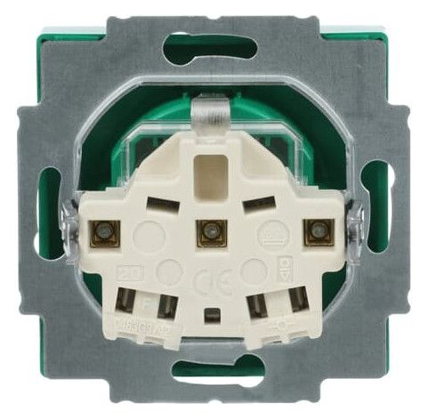 BJ 20 EUCKS-13-82-101 SCHUKO Steckdosen-Einsatz gn RAL6032 future