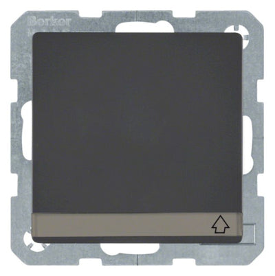 Berker 47526086 Steckdose SCHUKO+Klappd. B-feld+erh.BS Q.1/Q.3 anthrazit samt