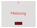 Berker 16216099 Wippe m.Linse u.rtem Aufdruck "Heizung" u."0" K.x pws