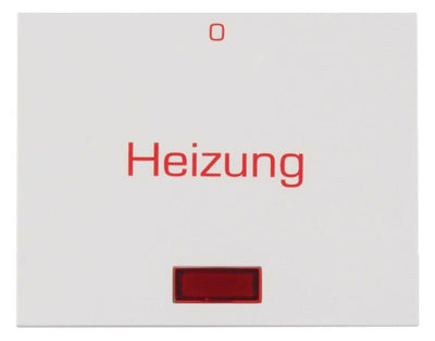 Berker 16216099 Wippe m.Linse u.rtem Aufdruck "Heizung" u."0" K.x pws