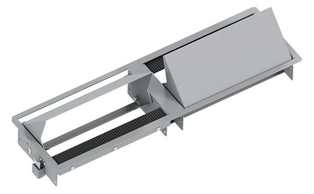 Bachmann 911.026 CONI DUO Einbaurahmen 6-fach 2x 3-fach silbergrau RAL9006