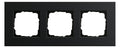 GIRA 0213126 Abdeckrahmen 3fach Esprit Aluminium Schwarz (eloxiert)