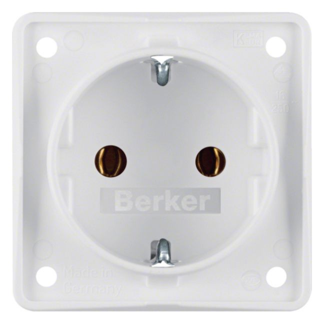 Berker 947782502 Steckdose SCHUKO Integro polarweiß matt