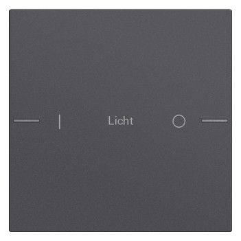 GIRA 576128 Wippenset 1fach indiv. Tastsensor4 System 55 Anthrazit
