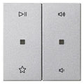 GIRA 538426 Wippe 2fach Audiosteuerung System 55 Farbe Alu