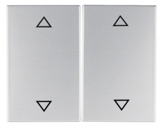 Berker 14357203 Wippe m.Aufdruck Symbol Pfeile K.5 Alu