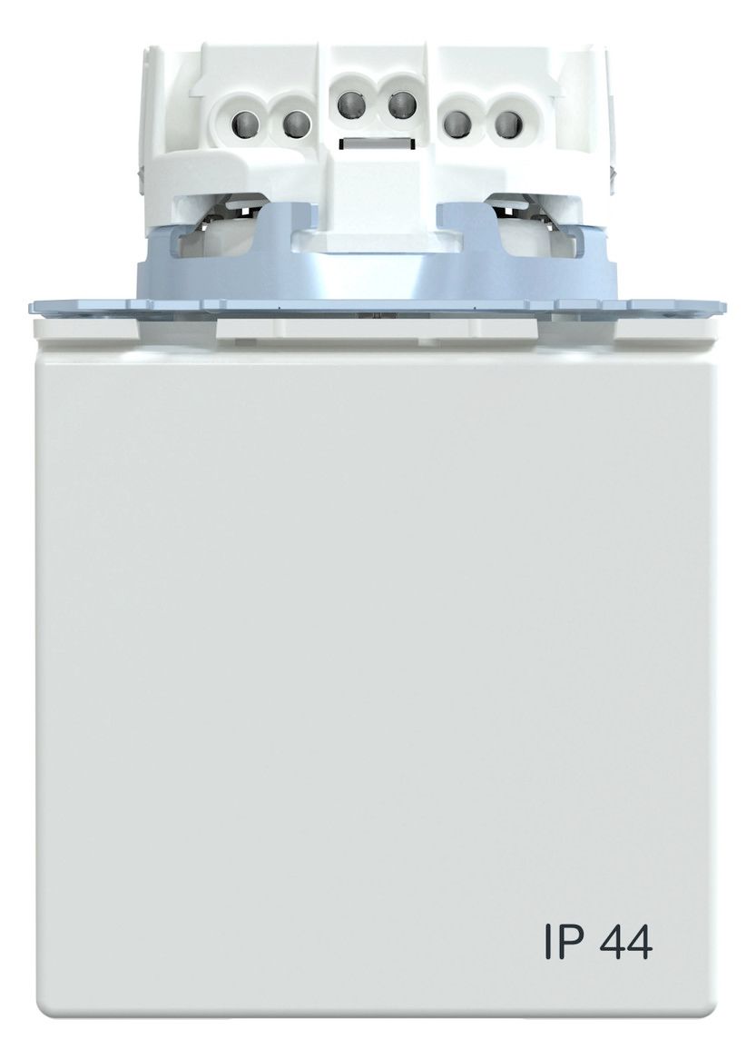 Mert MEG 2314-6035 SCHUKO-Steckdose m.Klappdeckel IP44 BRS StK Lotosweiß