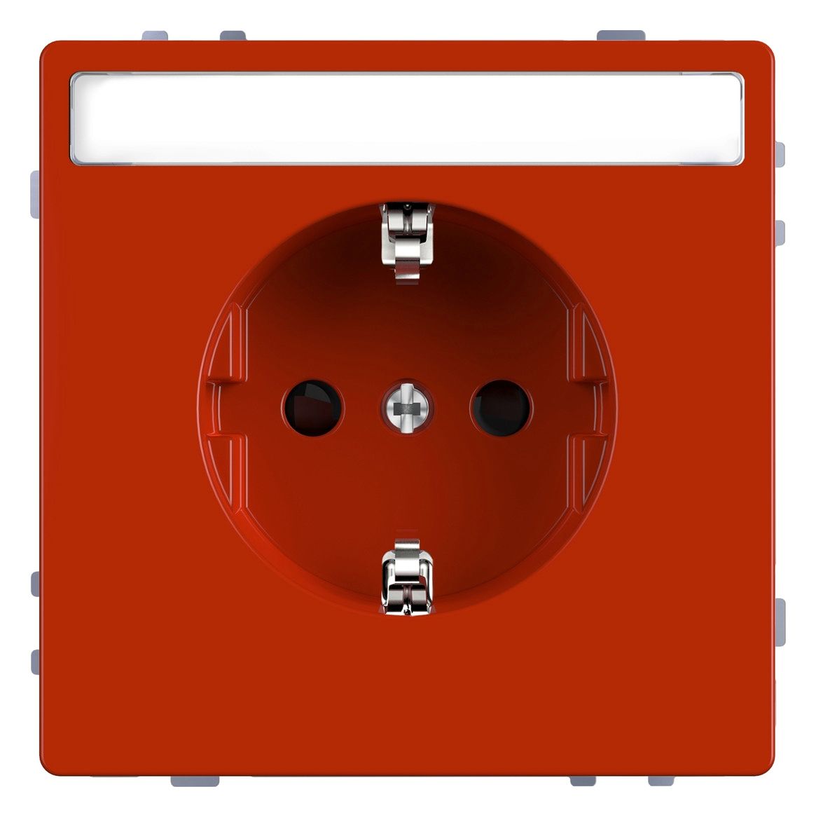 Mert MEG 2302-6002 SCHUKO-Steckdose Sonderstromkr. Schrift BRS StK orange