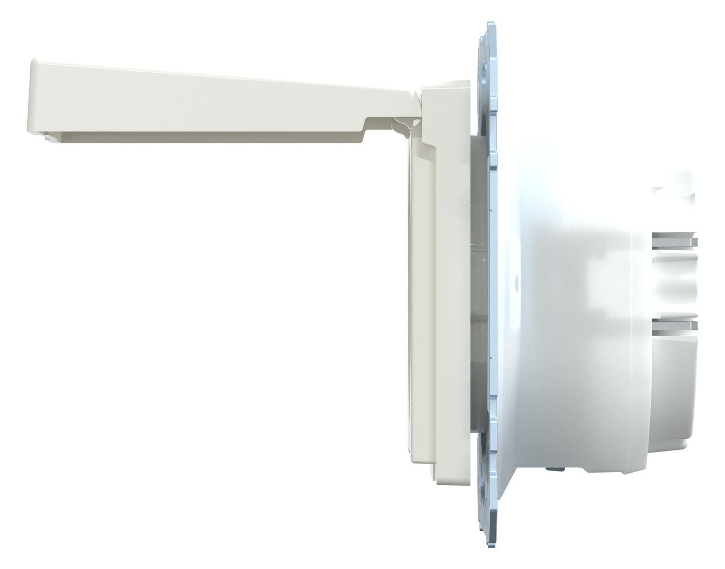 Mert MEG 2314-0319 SCHUKO-Steckdose BRS Klappd. IP44 StK polarweiß glänz. Sys.M