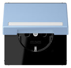 Jung LC1520BFNAKL207 SCHUKO-Steckd.KI m. Klappdeckel m.S