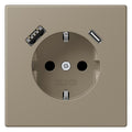 Jung LC1520-15CA242 SCHUKO-Steckd.m.USB Typ AC LC32141