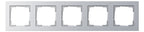 GIRA 021525 Abdeckrahmen 5fach E2 Farbe Alu
