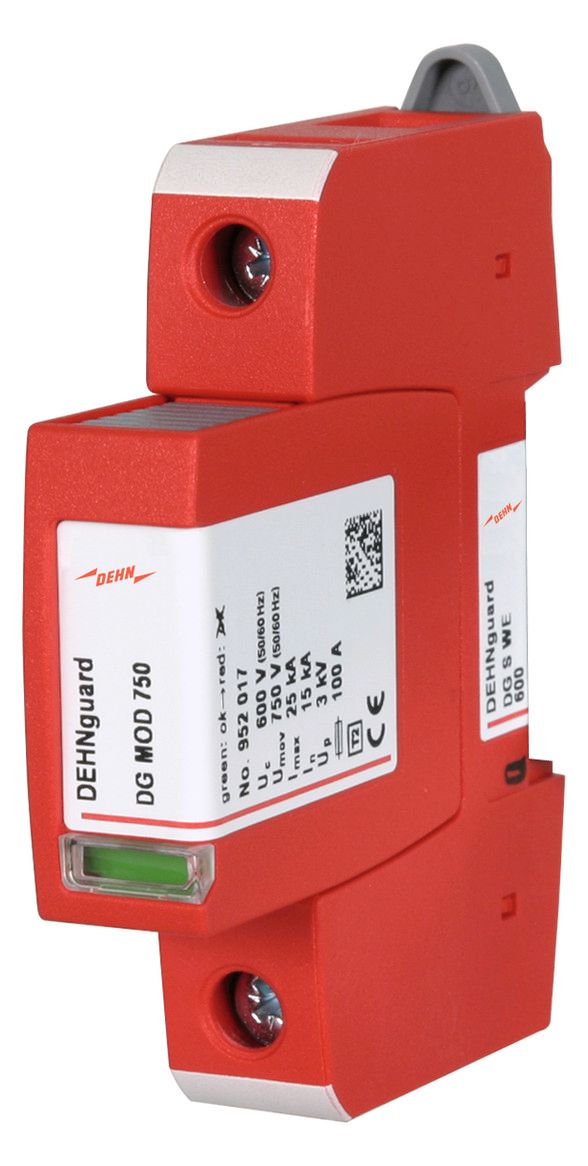 Dehn 952077 DG S WE 600 Überspannungs ableiter Typ 2 DEHNguard S 1p Uc 600VAC
