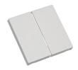ELDAT RTS23-ACC-01-02P2 Wippe EIN/AUS 2x Format 55 weiß für Wandsender RTS23