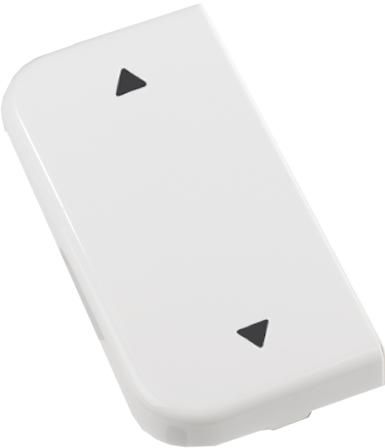 ELDAT RTS33-ACC-02-02P Wippe AUF/ZU 2x Format B5 weiß für Wandsender RTS33