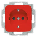 BJ 20 EUC-217-101 SCHUKO Steckdosen-Einsatz rt RAL3020 SI/Reflex