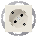 Jung A520-45N SCHUKO Steckdose 45° o.Kralle Serie AS weiß