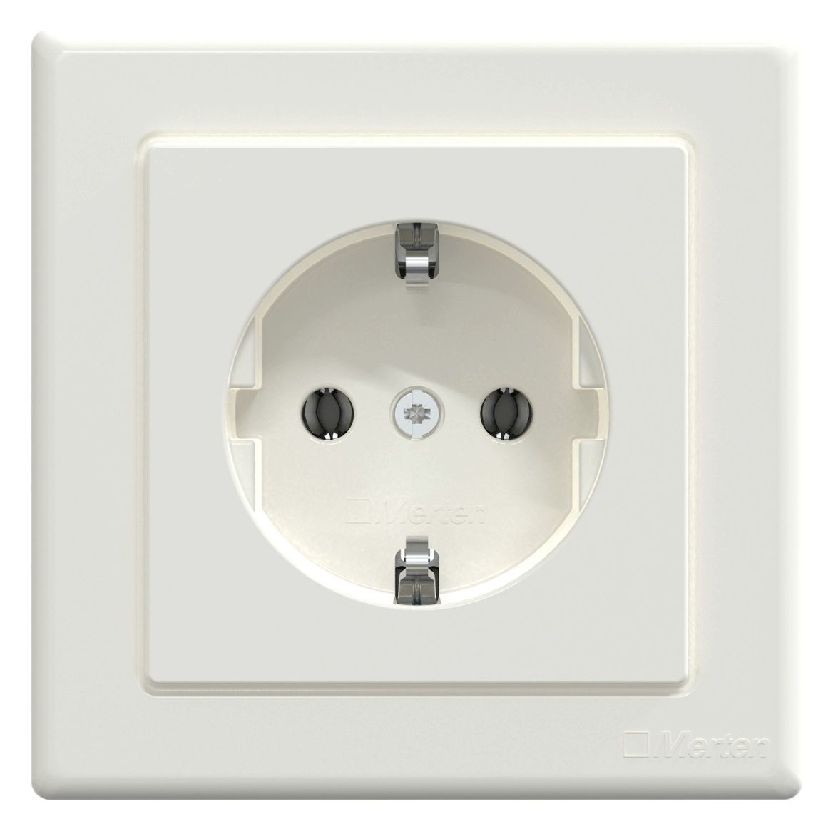 Mert MEG 2401-1519 SCHUKO-Steckdose SK volle Platte polarweiß M-SMART