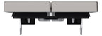 Mert MEG 3420-6050 Doppelwippe Kontroll fenster Nickel metallic