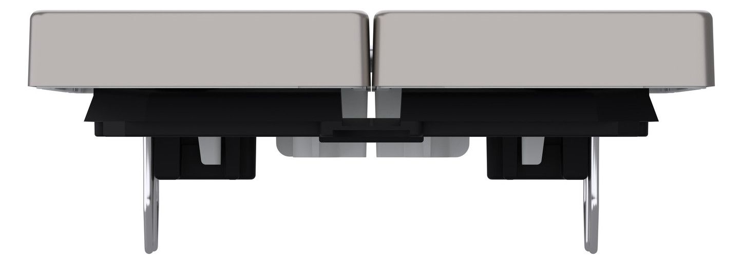 Mert MEG 3420-6050 Doppelwippe Kontroll fenster Nickel metallic