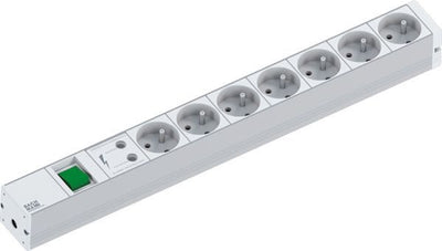Bachmann 331.0202 19" 1,5HE 4xSchuko 1xSchalter 1xGVS Strom 2m Schuko