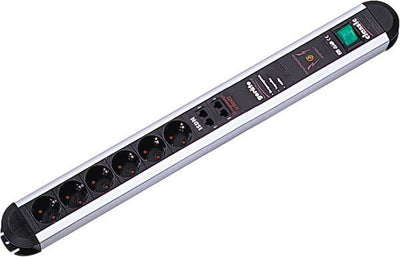 Bachmann 331.074 PRIMO 6xSchuko ISDN GVS 1xSchalter Strom 1,75m Schuko