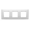 GEWISS GW16126TB Abdeckrahmen ONE International 2+2+2M horiz. Milchweiss