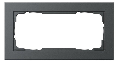 GIRA 100223 Abdeckrahmen 2f o.Mittelsteg E2 Anthrazit