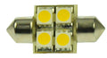 S&H 34694 LED-Soffitte 4SMD Ø16mmx31mm S8,5 10-30VDC 10-18VAC 0,7W 3000K dimm