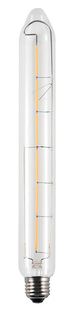 S&H 36673 LED-Kerzenschaft Filament 38x315mm E27 230V 5,5W/922 400Lm klar