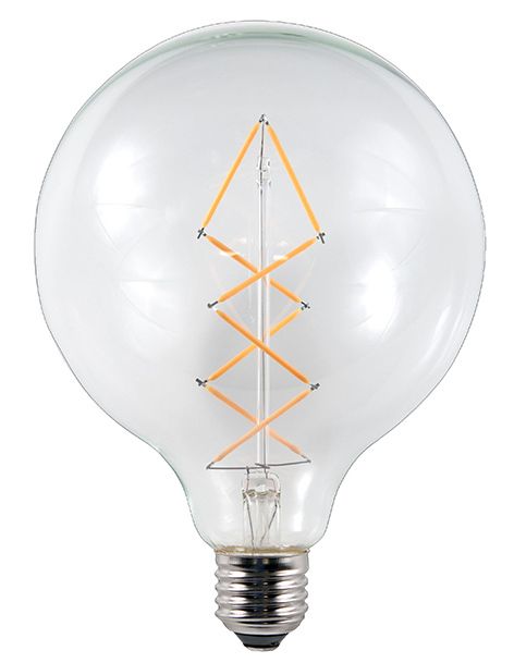 S&H 36697 LED-Globeform Filament 125x180mm dimmbar E27 230V 6,5W/922