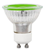 S&H 38279 LED Reflektorlampe PAR16 50x54mm GU10 220-240V 5W 90Lm grün 38°