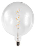 S&H 38305 LED Globe Filament Flex axial 200x262mm E27 6W 470Lm 2500K 360° klar