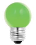 S&H 38043 LED Tropfenform 45x72mm E27 230V 1W 21Lm grün