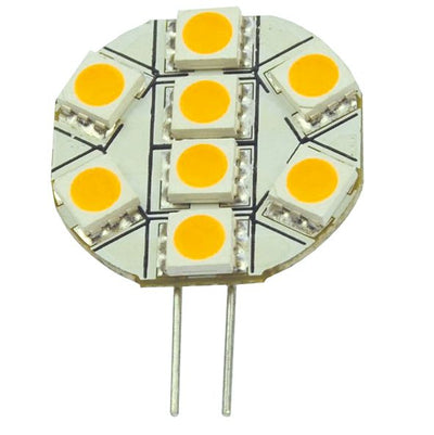 S&H 34665 LED-Leuchtmittel 8xSMD Ø 25mm dimmbar G4 10-30 VDC 10-18 VAC 1,2W