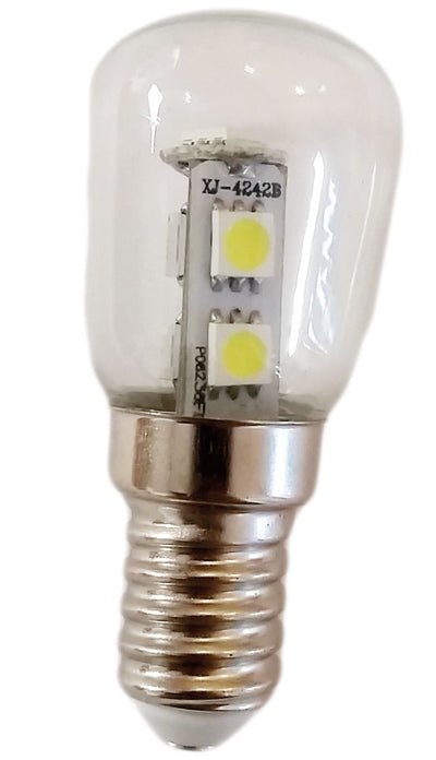 S&H 38627 LED Birnenform 26x58mm E14 230VAC 1W 60Lm 2700K 360° klar