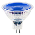 S&H 38295 LED Reflektorlampe MR16 50x48mm GU5,3 12VAC/DC 5W 25Lm blau 38°