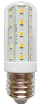 S&H 36635 LED-Röhrenform 30x88mm E27 230V 4W/830 400lm 3000K 360° klar