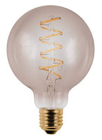 S&H 38161 LED Globe Filament Flex Axial 95x135mm E27 230V 4,5W 140Lm 2200K gold