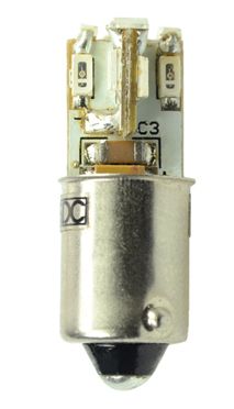 S&H 33956 LED-Leuchtmittel 12SMD 10,5x25,5mm Ba9s 10-30V/DC 10-18VAC 0,6W