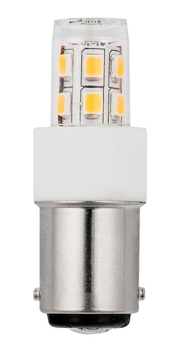 S&H 35642 LED-Röhrenform 13SMD 17x47mm Ba15d 10-30VAC/DC 2W/827 190Lm 360°