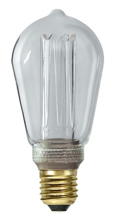 S&H 35247 LED Rustikaform Filament-Optik 64x145mm E27 220-240VAC 2,5W/820 90Lm