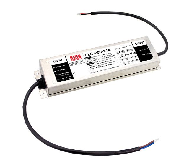 S&H 55044 LED-Trafo 244x71x37,5mm DALI 24VDC max.201,6W IP67 ELG-200-24DA-3Y