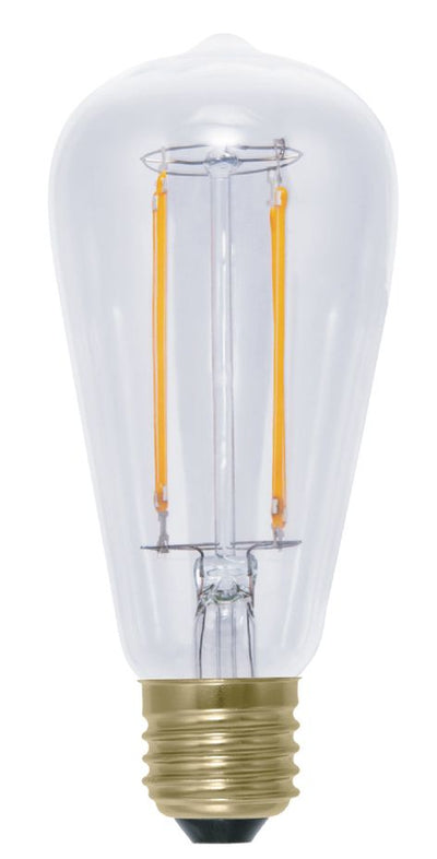 S&H 33963 LED-Rustikaform Filament 62x142mm E27 6,5W/927 550Lm 2700K